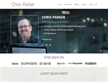 Tablet Screenshot of cgparker.com